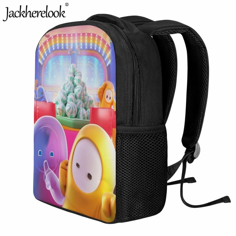 Jackherelook Kids School Bag Cartoon Fall Guys Game Design Book Bags Lovely Girls Schoolbag Popular Mochilas 1 - Fall Guys Plush