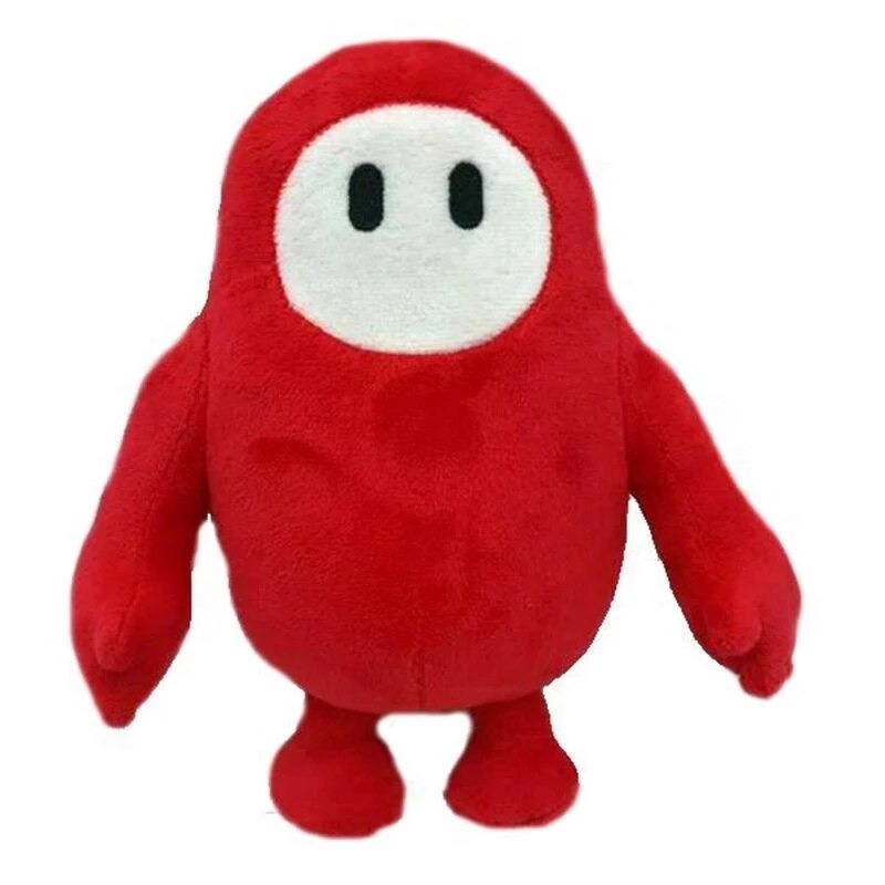 red 1 pc 20 cm fluffly popular game jellybeans variants 0 - Fall Guys Plush